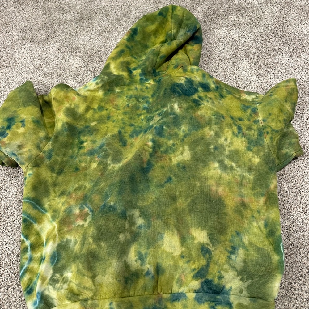 Aviator Nation Green Tie-Dye Zip Hoodie - Picture 4 of 4